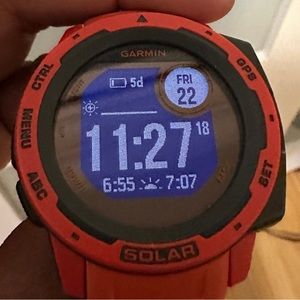 Lightly used Garmin Instinct Solar